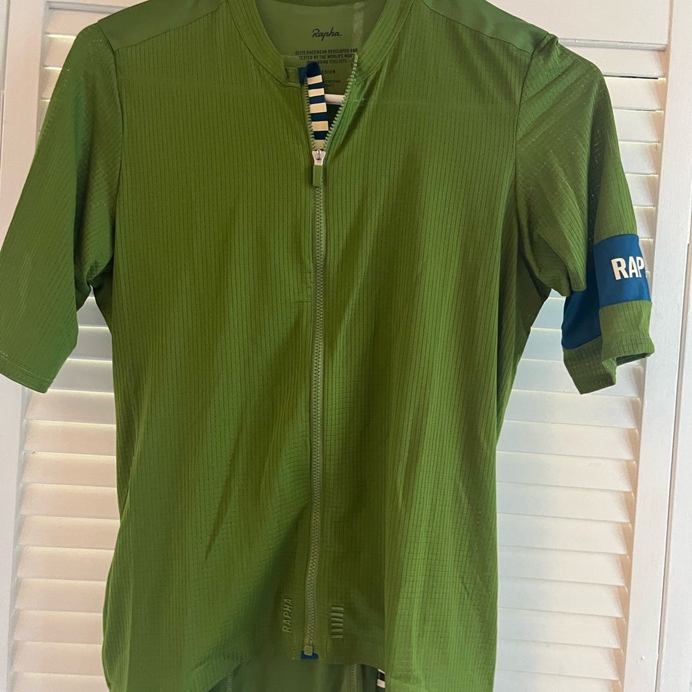Rapha Women’s Olive Green Cycling Jersey